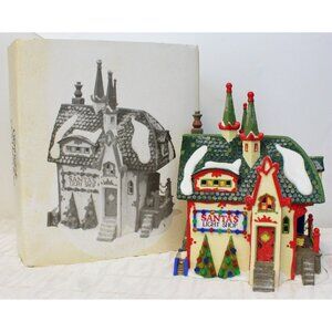 VTG 1997 Dept 56 Heritage Village North Pole Series Santa's Light Shop 56397